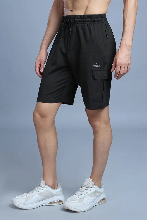 POWER CARGO SHORT - BLACK