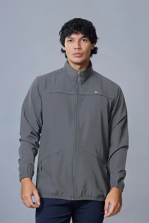 RACE JACKET - MEDIUM GREY