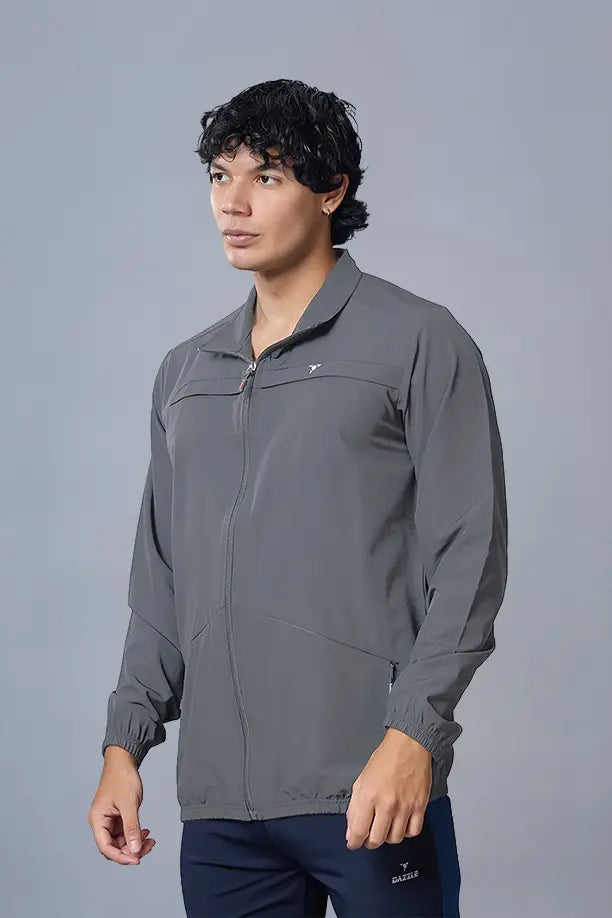 RACE JACKET - MEDIUM GREY