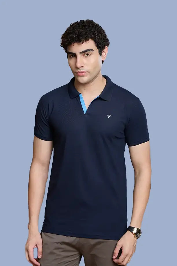 CRAZY MATTY SLIM FIT T-SHIRT - NAVY BLUE
