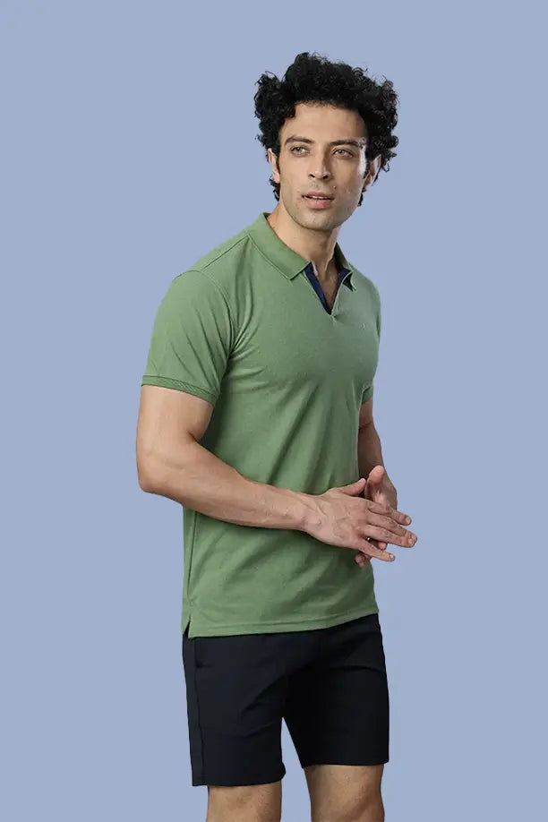 MATTY SLIM FIT T- SHIRT - GREEN