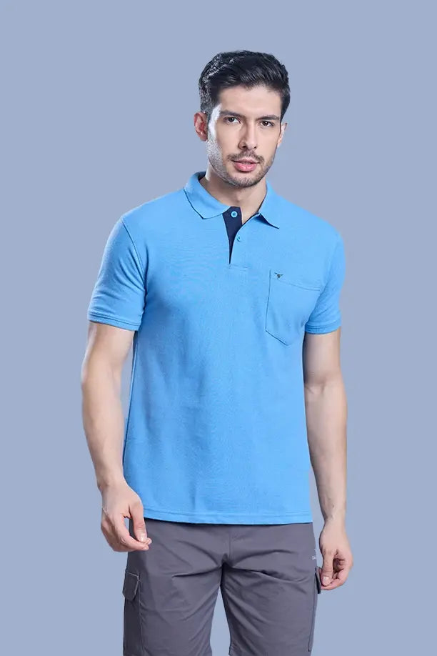 MATTY COMFORT T-SHIRT - SKY BLUE