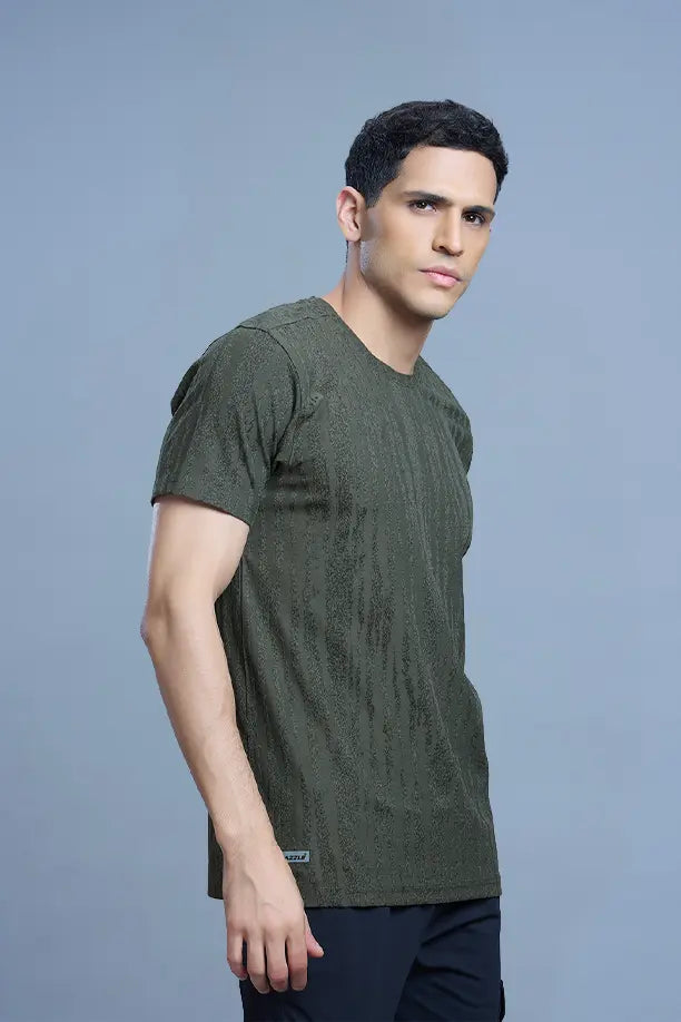 GRACE T SHIRT- OLIVE GREEN