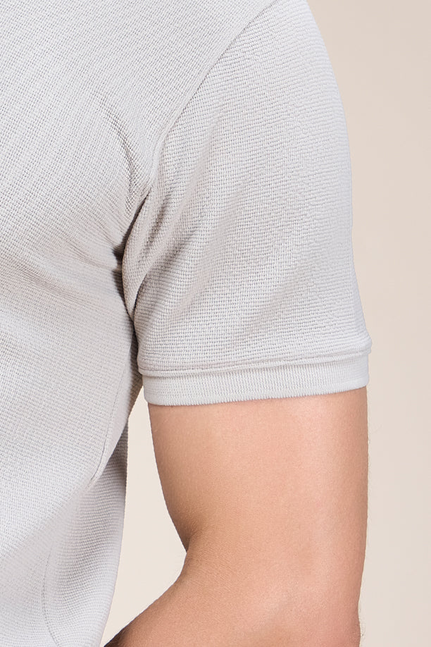 TANGY HALF TSHIRT | LIGHT GREY