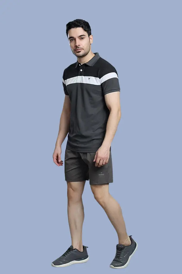 CRAZY MATTY TRENDY T-SHIRT - DARKGREY
