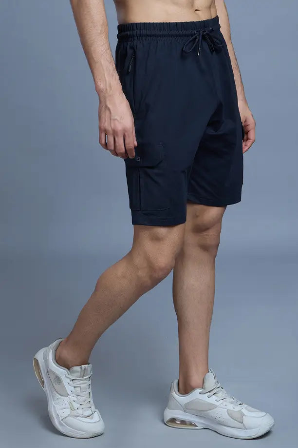 POWER CARGO SHORT - NAVY BLUE