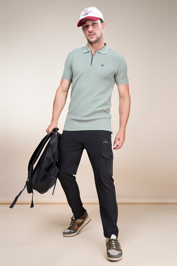 TANGY HALF TSHIRT | DUSTY OLIVE