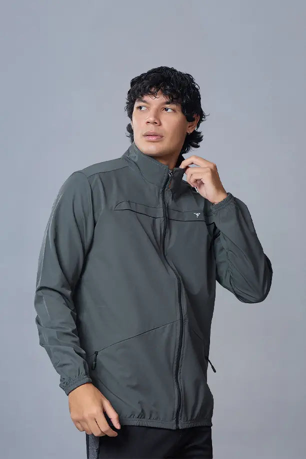 RACE JACKET - DARK GREY