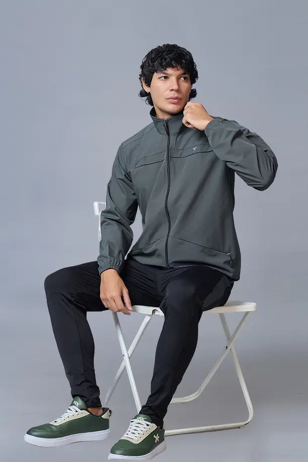 RACE JACKET - DARK GREY