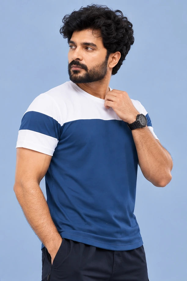 Men Slim Fit Round Neck Tee with PRIDE