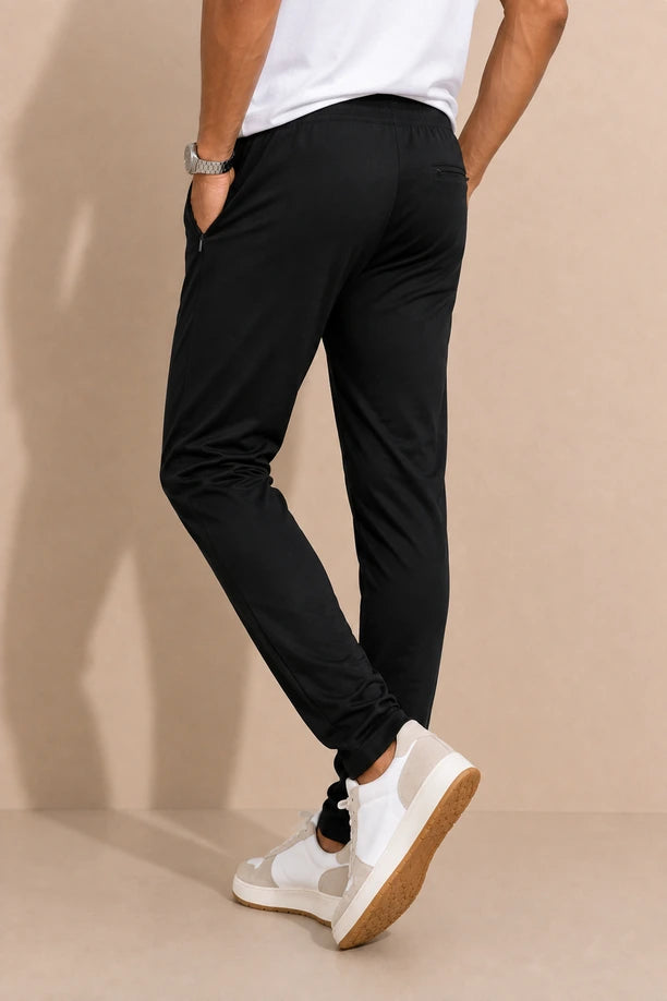 Men Cotton Regular Fit Trackpants with ALL TIME COTTON
