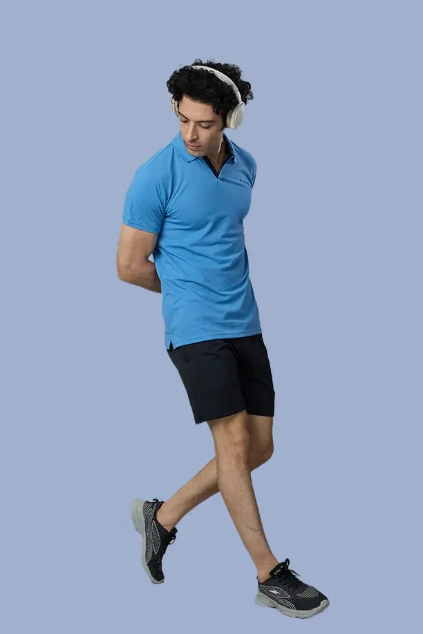 MATTY SLIM FIT T- SHIRT - SKY BLUE