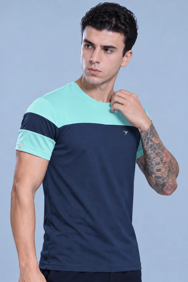 Men Slim Fit Round Neck Tee with PRIDE