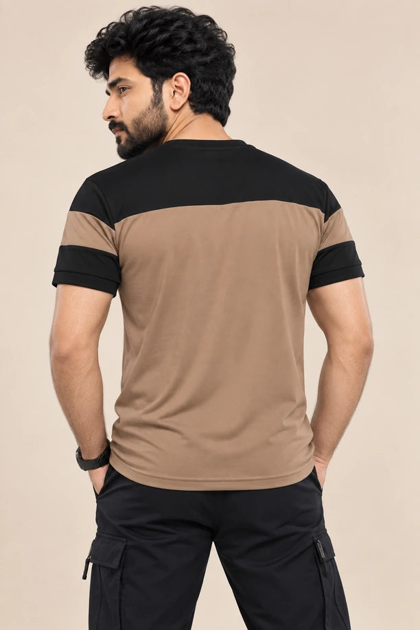 Men Slim Fit Round Neck Tee with PRIDE