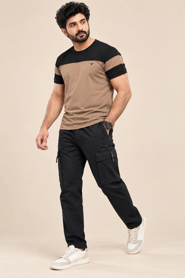 Men Slim Fit Round Neck Tee with PRIDE