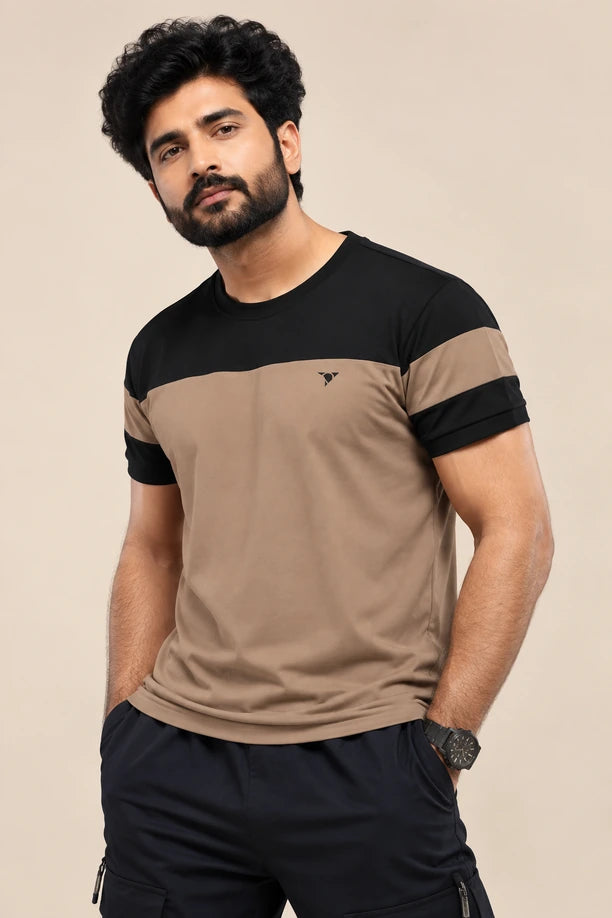 Men Slim Fit Round Neck Tee with PRIDE