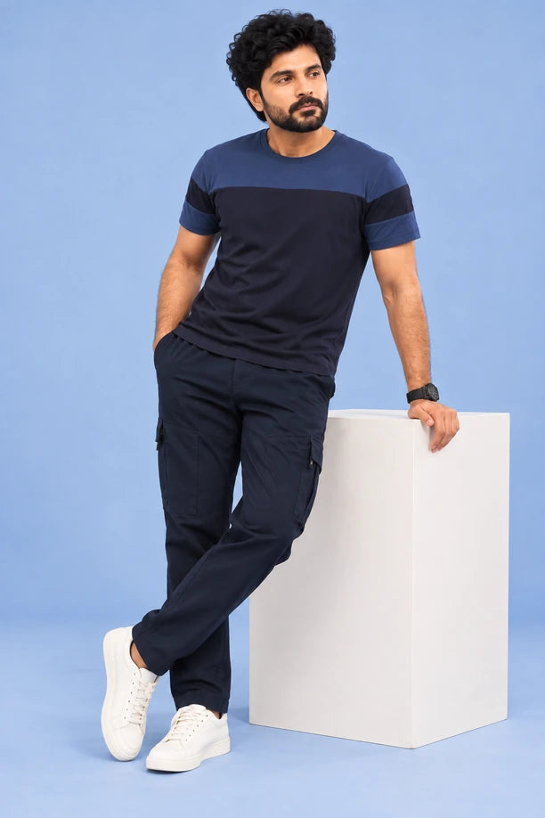 Men Slim Fit Round Neck Tee with PRIDE