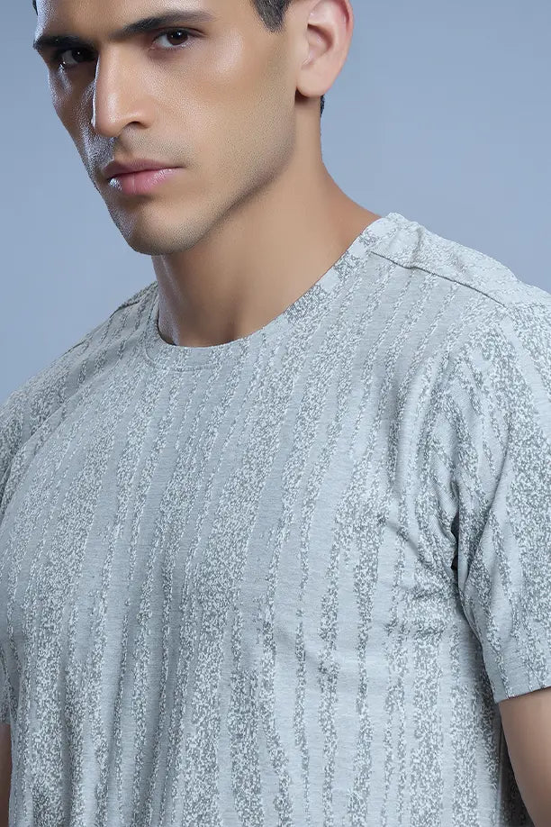 GRACE T SHIRT- WHITE GREY