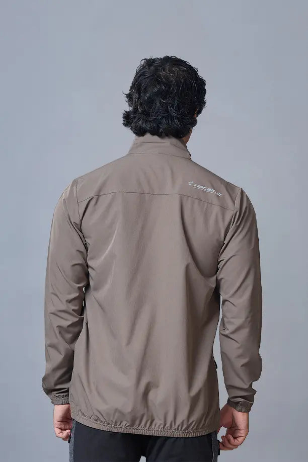 RACE JACKET - BROWN