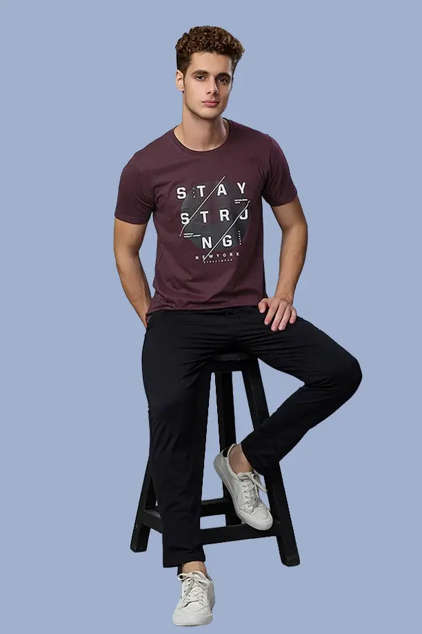 VIBE T-SHIRT - MAROON