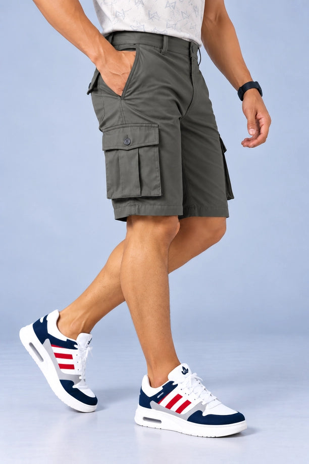 Men Regular Fit Cargo Shorts